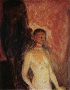 Self Portrait in Hell Edvard Munch